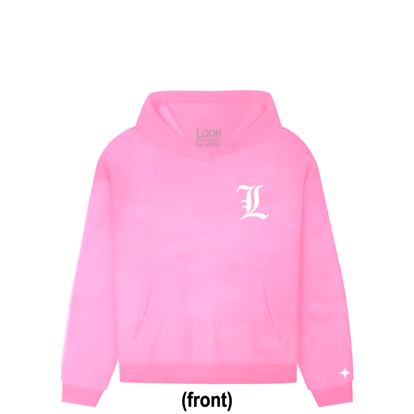 The "Barcode" Pink Hoodie