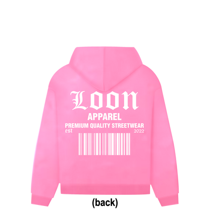 The "Barcode" Pink Hoodie