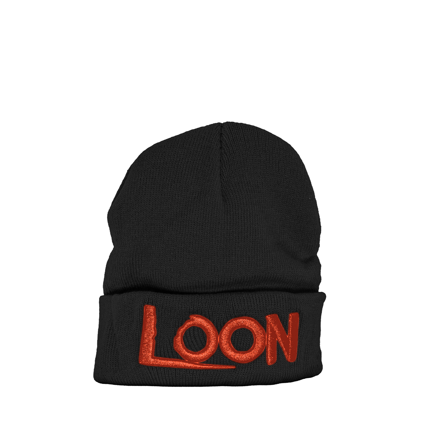 Black "LOON" Beanie