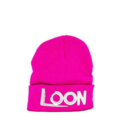 Pink "LOON" Beanie