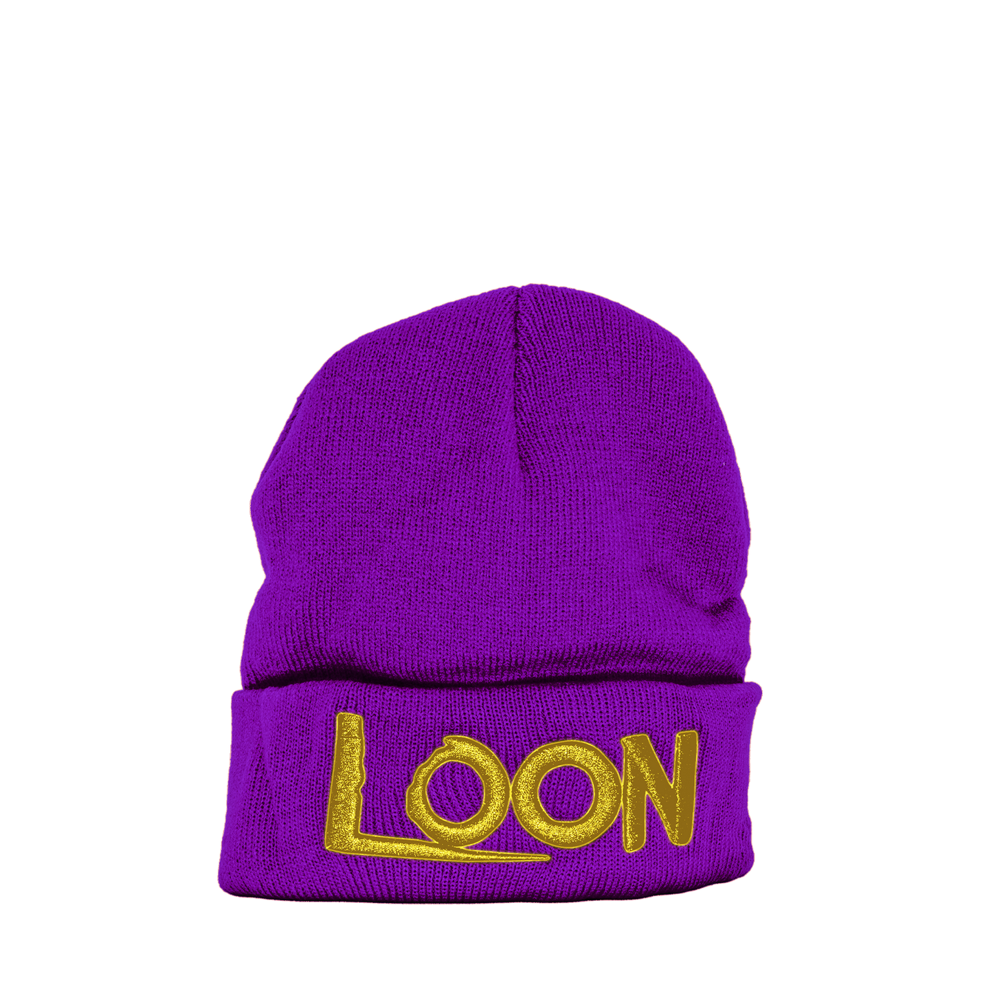 Purple "LOON" Beanie