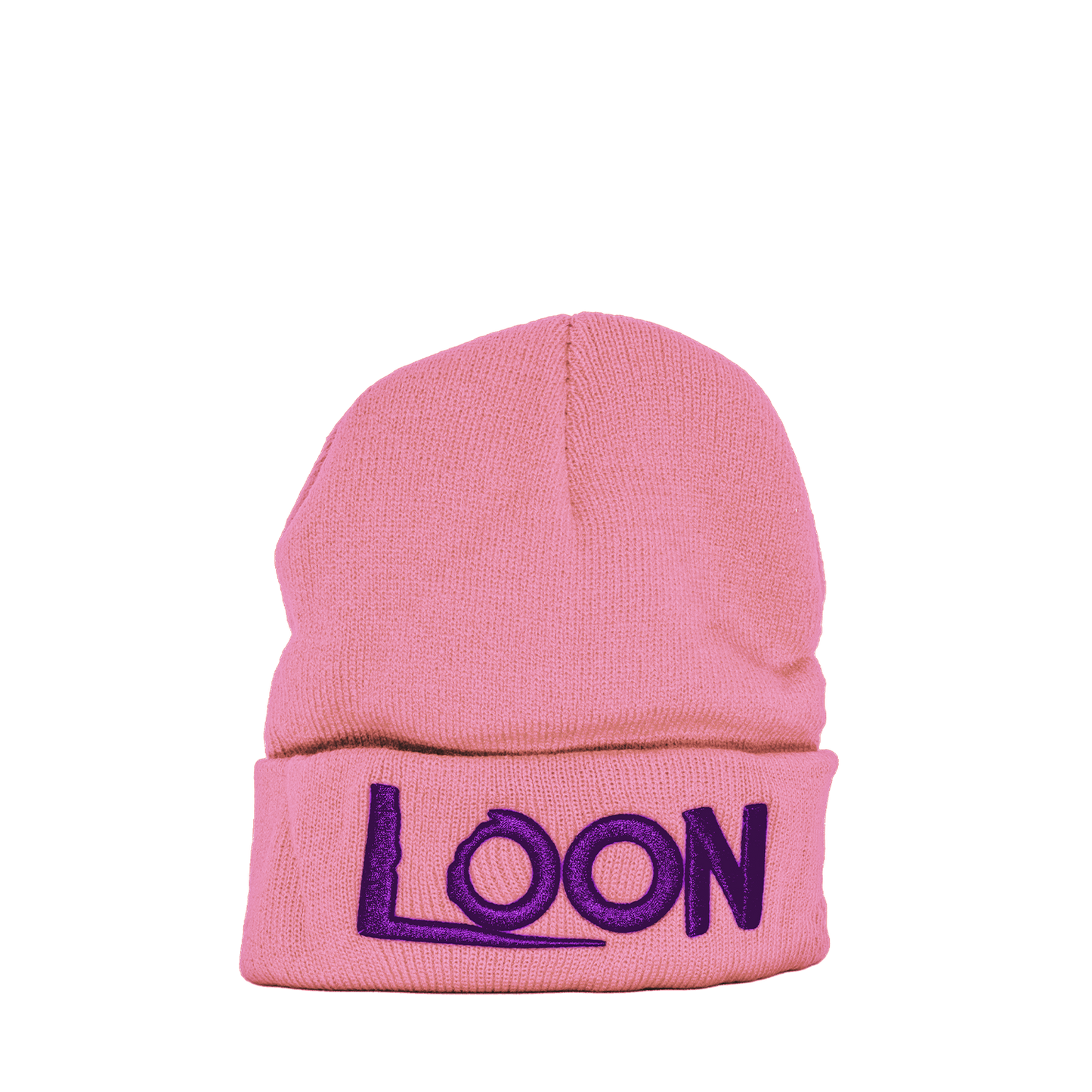 Salmon "LOON" Beanie